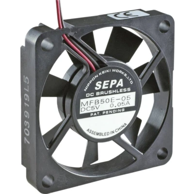 Afbeelding van SEPA MFB50E05 Axiaalventilator 5 V/DC 10.1 m3/h (l x b h) 50 10 mm