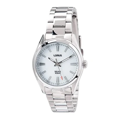 Afbeelding van Lorus RY503AX9 Horloge Solar staal zilverkleurig wit 31 mm