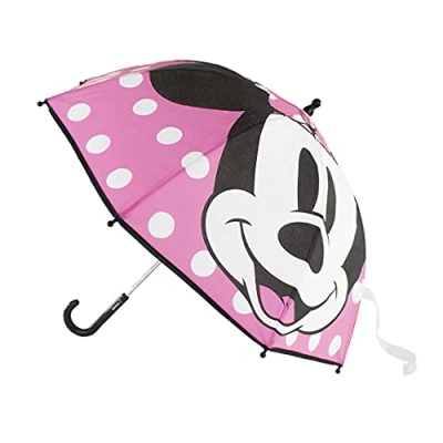 Afbeelding van Kinder paraplu Minnie Mouse roze 71 cm Paraplu&quot;;s