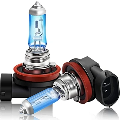 Afbeelding van DZG H11 Halogeenlampen 12V 55W Koplamplampen 5000K Warmwit mistlicht DRL lamp, 2 stuks