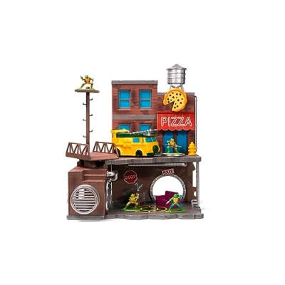 Afbeelding van Jada Toys Metalfigs Hoofdkwartier Teenage Mutant Ninja Turtles Speelset