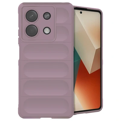 Afbeelding van Xiaomi Redmi Note 13 (5G) Hoesje Siliconen en TPU (zacht) iMoshion Softcase/Backcover Paars Telefoonhoesje