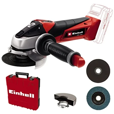 Afbeelding van Einhell TE AG 18/115 Li Solo accu Haakse Slijper 115 mm Incl. accessoires Zonder en lader In koffer 4431123