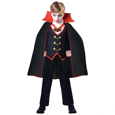 Afbeelding van amscan Kidds Count Dracula cape en hemd