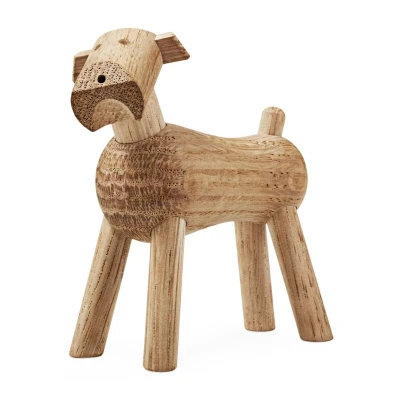 Afbeelding van Kay Bojesen Dog Tim ornament 7,5 cm Lichtbruin