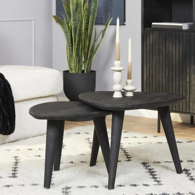 Afbeelding van Salontafel set van 2 Omaha Black