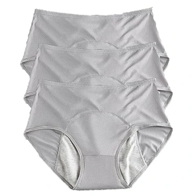 Afbeelding van REUset Incontinentieslip voor dames, 3 stuks, anti urineonderbroek, wasbaar, ademend, waterdicht, incontinentieslipje H, XL