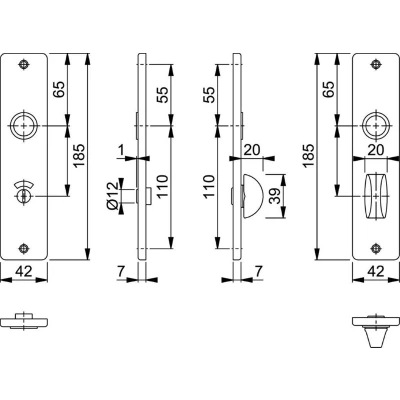 Afbeelding van Hoppe Kortschild 378 F2 v/b 57/5