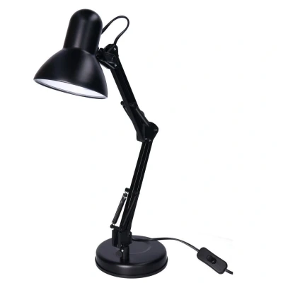 Afbeelding van Gerim Bureaulamp zwart metaal/kunststof verstelbaar 37 x 15 42 cm