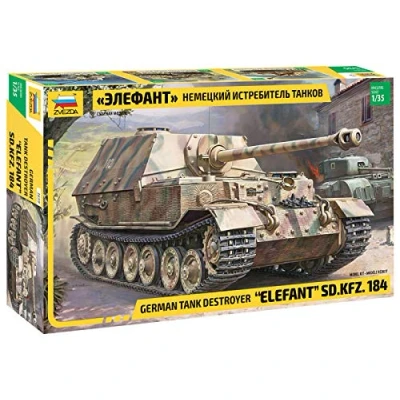 Afbeelding van Zvezda Elefant Sd.kfz.184 (4/19) * (Zve3659) modelbouwsets, hobbybouwspeelgoed voor kinderen, modelverf en accessoires