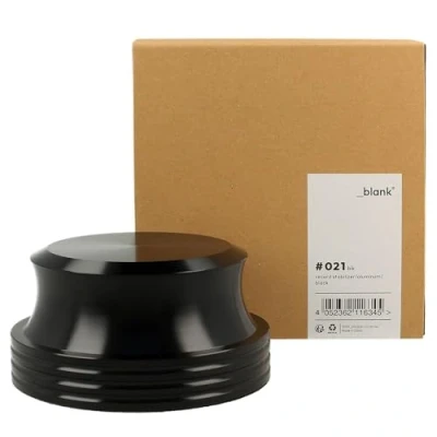 Afbeelding van _blank #021bk Stabilisator voor Platenspeler Platengewicht Aluminium Zwart 425g Ondersteuningsgewicht