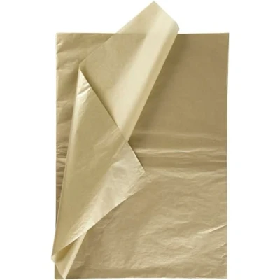 Afbeelding van Creotime tissuepapier 50 x 70 cm goud 6 stuks