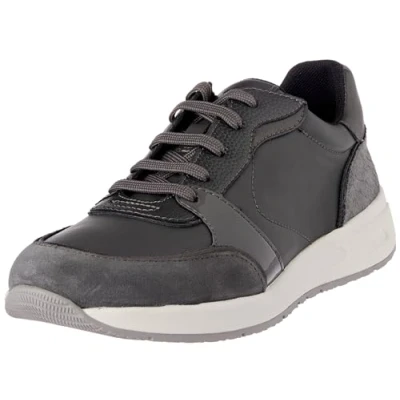 Afbeelding van Geox Dames D Bulmya A Sneakers, Dk Grey, 35 EU