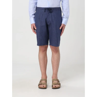 Afbeelding van Linen Shorts Drawstring Closure Navy