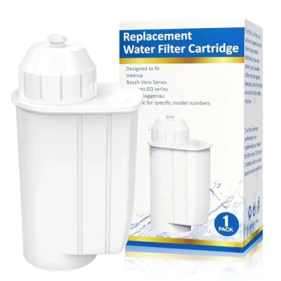 Afbeelding van waterfilter volautomatisch koffiezetapparaat voor Siemens EQ serie, Brita Intenza Siemens, EQ6, EQ9, EQ500, Intenza, Bosch Vero wit (1 stuks)