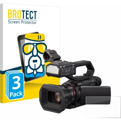 Afbeelding van BROTECT Screenprotector voor Panasonic HC X2000 Folie Beschermfolie Beschermglas transparant (3 Stuks)