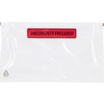 Afbeelding van Paklijstenvelop &#039;documents enclosed&#039; 220 x 160 mm