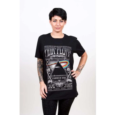 Afbeelding van Pink Floyd Carnegie Hall Poster Heren T shirt M Zwart