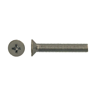 Afbeelding van Metaalschroef RVS A2 DIN 965 M6x60mm 200 stuks