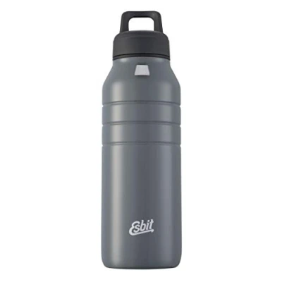 Afbeelding van Esbit Majoris Waterfles 680ml Koel Grijs RVS Drinkfles Lusdop