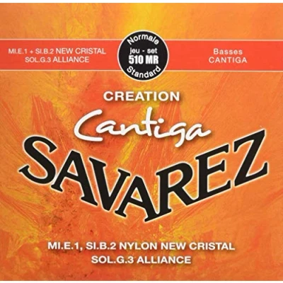 Afbeelding van Savarez snaren voor klassieke gitaar Creation Cantiga 510MR normale Tension.