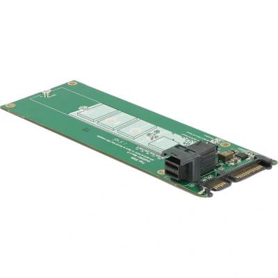 Afbeelding van Delock 62703 Converter SATA 22 polig / SFF 8643 NVMe &gt; 1 x M.2 Key M