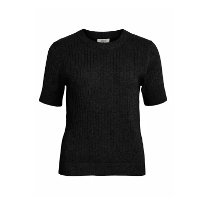 Afbeelding van Object Tshirt basic, Dames, Maat: XS, Black