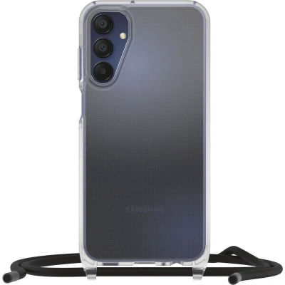 Afbeelding van OtterBox React Necklace Smartphone Hülle mit Kette (Samsung Galaxy A15 5G, Samsung A15), Smartphonehoes, Transparant