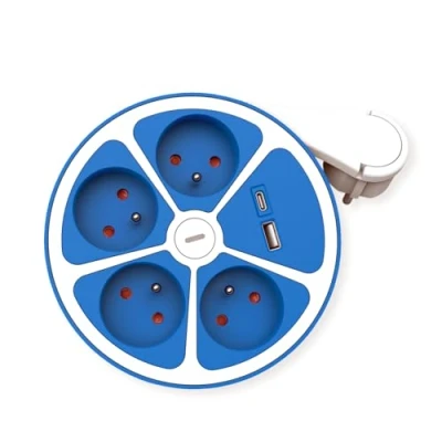 Afbeelding van Roline 19072342 Stekkerdoos Wit blauw CEE stekker 1 stuk(s)