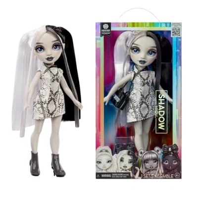 Afbeelding van Rainbow High Shadow Heather zwart/wit haar
