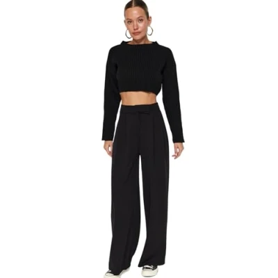 Afbeelding van Trendyol TWOAW24PL00177 Volwassenen Vrouwen Zwart XL