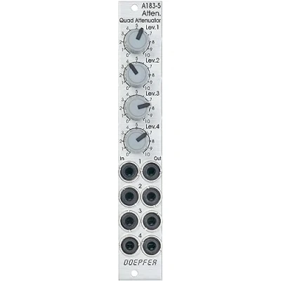 Afbeelding van Doepfer A 183 5 Quad Attenuator modular synthesizer