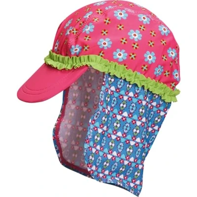 Afbeelding van Playshoes Uv bescherming bloemenmuts voor meisjes, meerkleurig (origineel 900), L (Fabrikant maat: 53 cm)