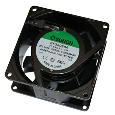 Afbeelding van Ventilator, 230 V, AC 18 W, 80 x 38 mm, 39 m3/uur, 2300 U/min, m3/uur SUNON SF23080A2083HSL