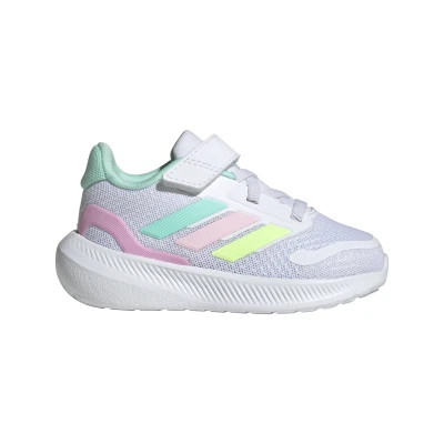 Afbeelding van adidas Performance Runfalcon 5 Unisex Sportieve wandelschoenen voor kinderen, Maat: 21, Footwear white/clear mint/clear pink Textiel/ synthetisch