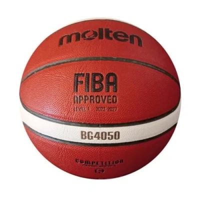 Afbeelding van Molten Basketbal B7G4050, TOP speelbal, premium synthetisch leer, 12 velden, maat 7