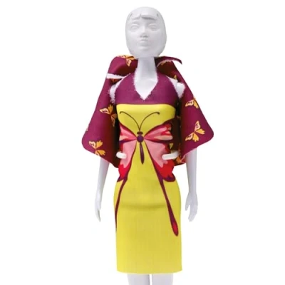 Afbeelding van Making Couture Outfit kit Dolly Butterfly Dress YourDoll PN 0164622