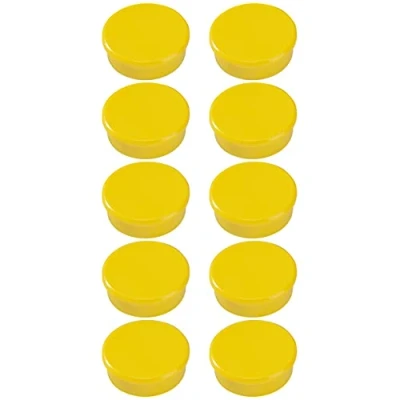 Afbeelding van Dahle 95538 magneten (diameter 38 mm) 10 stuks, geel