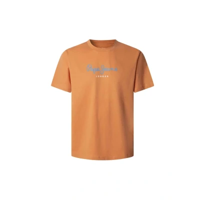 Afbeelding van Pepe Jeans EGGO Tshirt print, Heren, Maat: Large, Sundown orange
