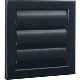 Afbeelding van Nedco lamellenrooster alum. 205 x mm zwart