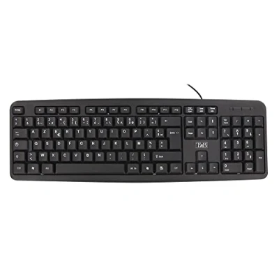 Afbeelding van T&#039;nB KBSUBK Streamline toetsenbord met kabel, 105 toetsen, zwart