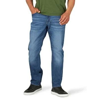 Afbeelding van Wrangler Authentics Heren Athletic Fit Stretch Jean, Hayes, 34W / 32L