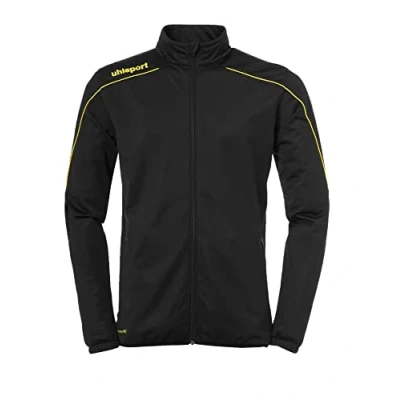 Afbeelding van Uhlsport Stream 22 Classic Trainingsjas Kind Zwart Limoen Geel Maat 128