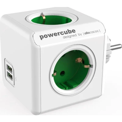 Afbeelding van Allocacoc PowerCube Original USB Groen