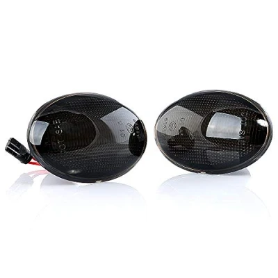Afbeelding van Black Vision V 173310 Led knipperlichten, zijknipperlichten, Kort met E keurmerk, 2 stuks