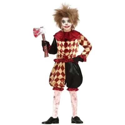 Afbeelding van Fiestas Guirca Horror Clown jongens (7 9 jaar)