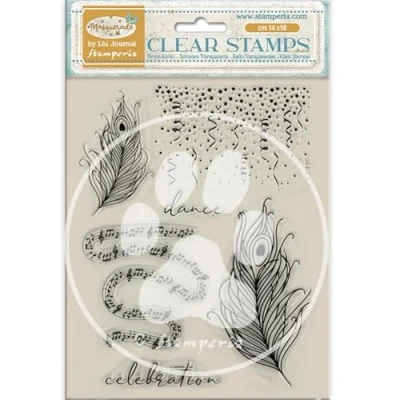 Afbeelding van Stamperia WTK211 acryl stempel, helder, 14 x 18 1 cm