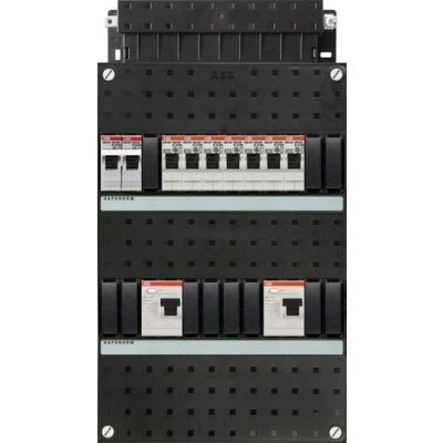 Afbeelding van ABB groepenkast 1 fase, 7 groepen, 2 Aardlekschakelaars P, fornuisgroep 2x230V