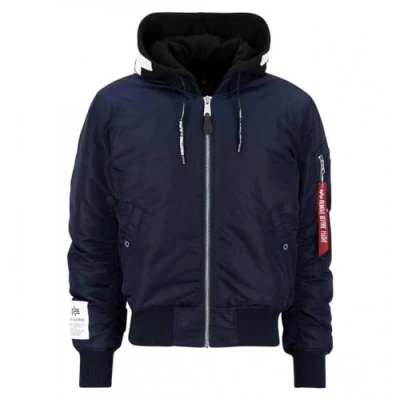 Afbeelding van Alpha Industries Bomberjacks, Heren, Maat: Large, Ultra navy