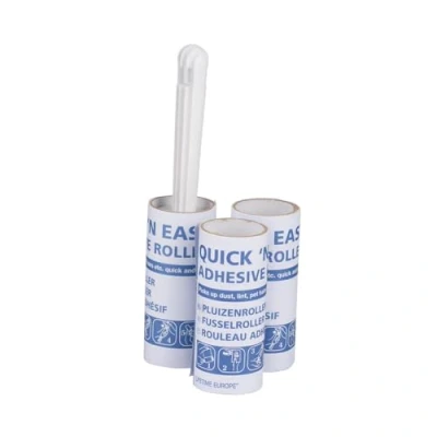 Afbeelding van kledingroller 20 cm wit 3 delig